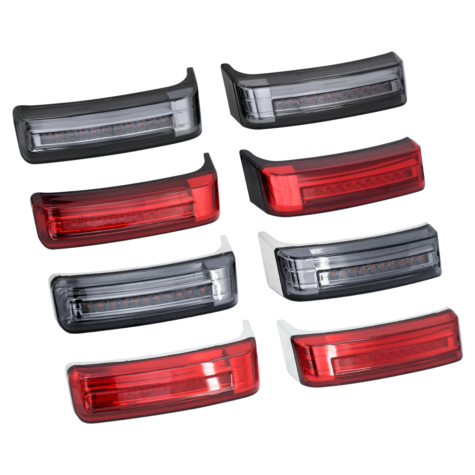 Motorcycle Saddlebag Luggage Tail Turn Signal Light Run Brake Lamp For Harley Touring Road King FLHRXS Street Road Glide 1997-13