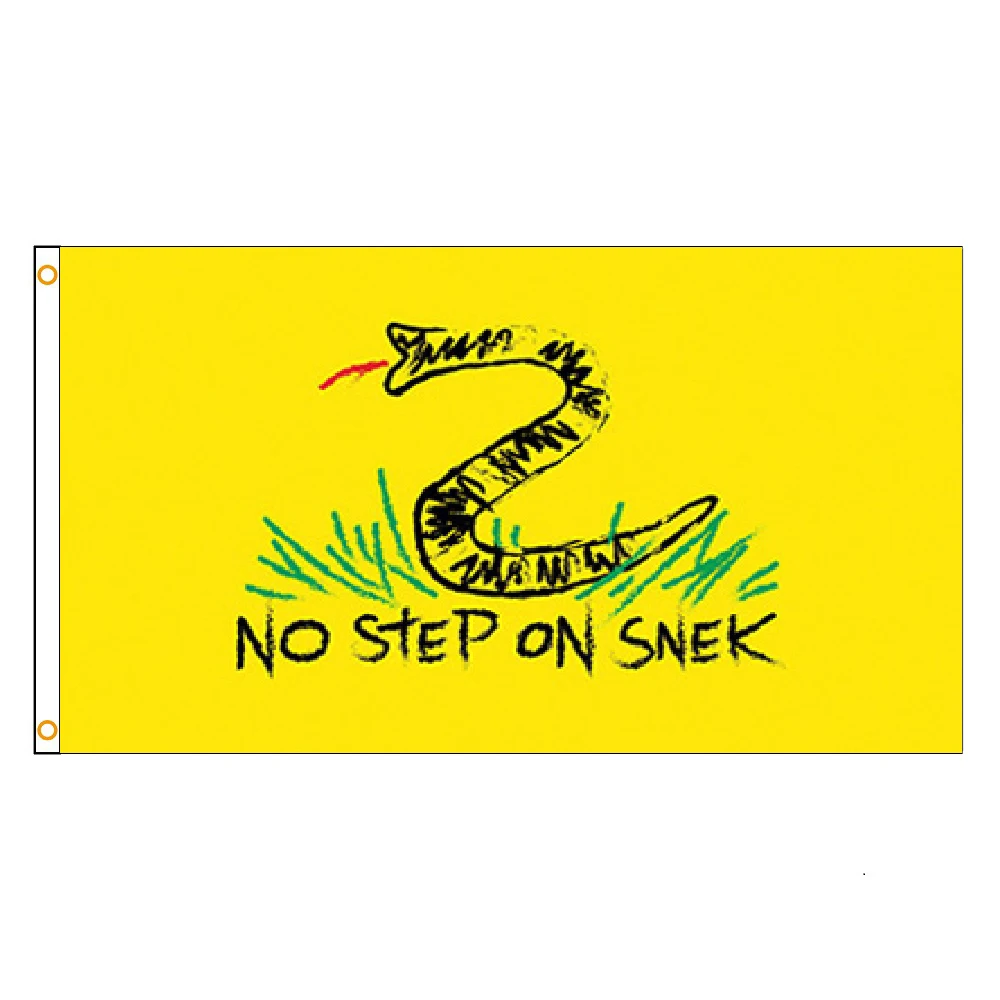 90x150 CM Gadsden No Step On Snek Flag per la decorazione