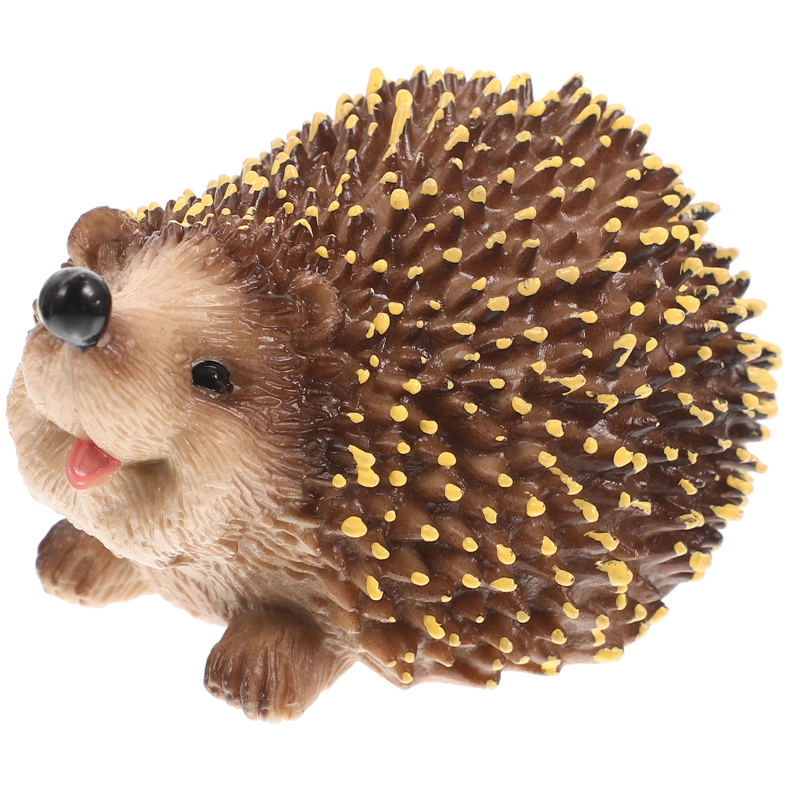 القنفذ المصغر قسط البلاستيك الحرفية لحديقة ديكور المشهد الصغير بونساي الزينة تمثال صغير النحت