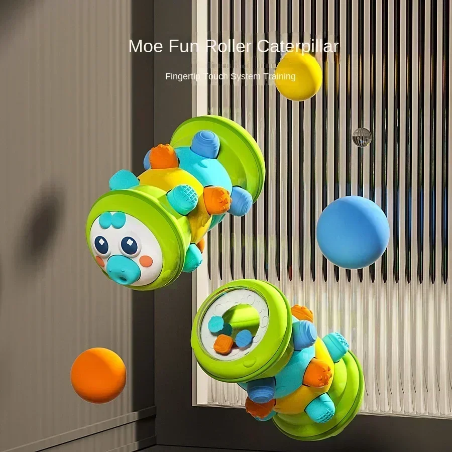 Baby Kruipende Roller Speelgoed Baby Activiteit Tummy Time Roller Montessori Educatieve Ontwikkeling Zintuiglijk Speelgoed voor Kinderen 0-12 Maanden