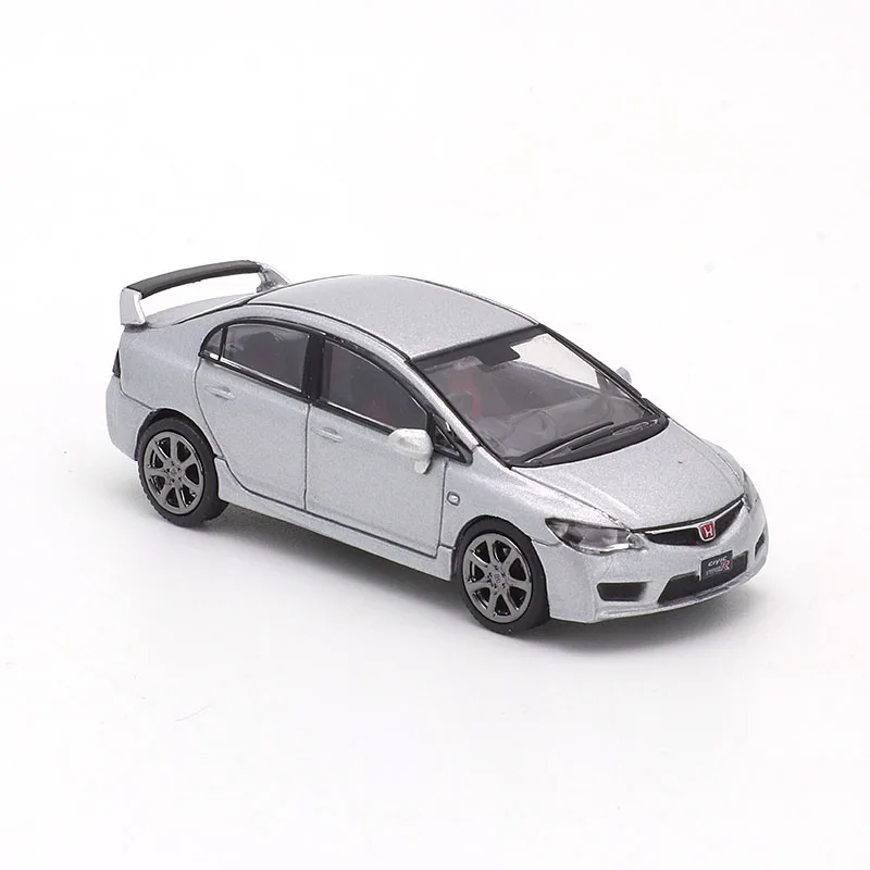 DCT 1:64 Honda Civic Type-R FD2 Silver 82 Simulation Alloy Small Scale Car Model Decoration Diecast Alloy Collection Gift