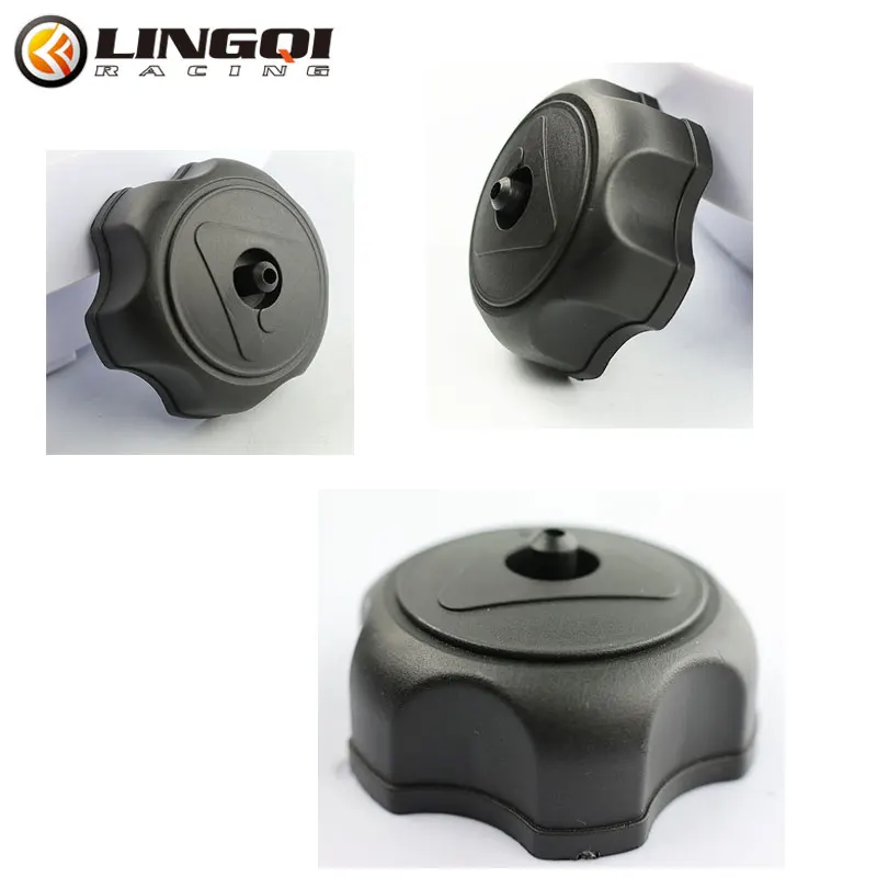 LINGQI Racing 39mm Inner Diameter Oil Pot Cover Gas Fuel Tank Cap Black Covers For 49cc 70cc 90cc 110cc Motorcycle Dirt Pit Bike