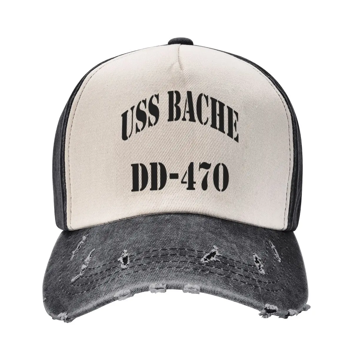 USS BACHE (DD-470) SHIP'S STORE Baseball Cap Snapback Cap Icon sun hat Golf Wear Men Women's