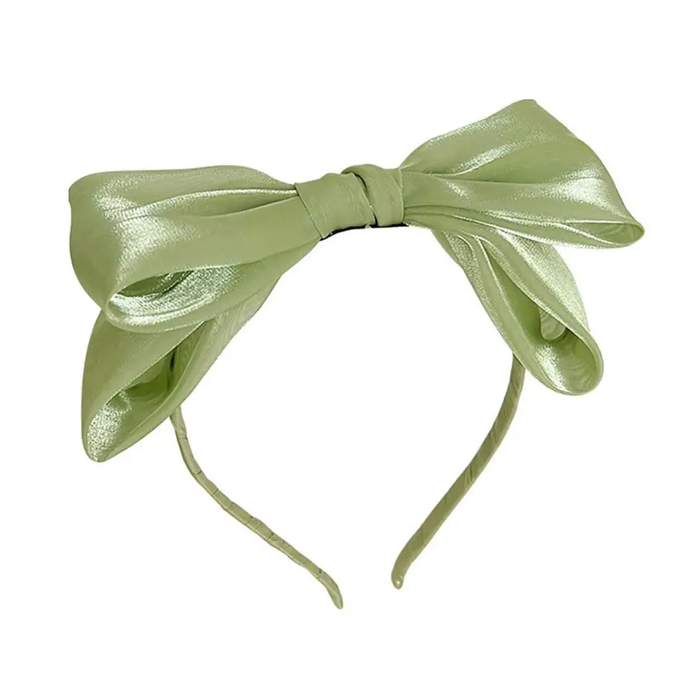 Cute Hair Hoop Elastic Long Lasting  Sweet Hair Clasp Bowknot Decor Thin Fairy Hairband   for Daily Wear  Fairy Headband