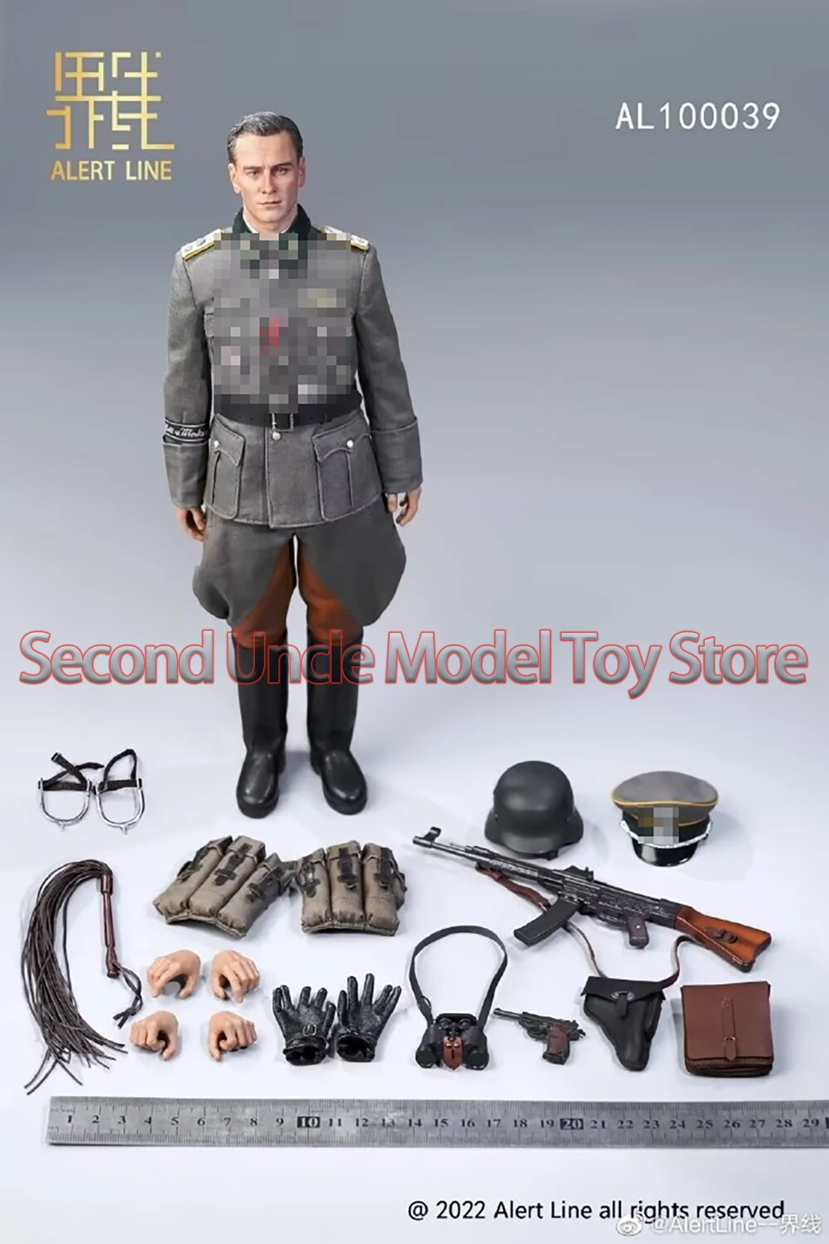 

Alert Line AL100039 1/6 WWII German Cavalry Officer ​​​12'' Male Soldier Action Figure Full Set Collectible Model Toys