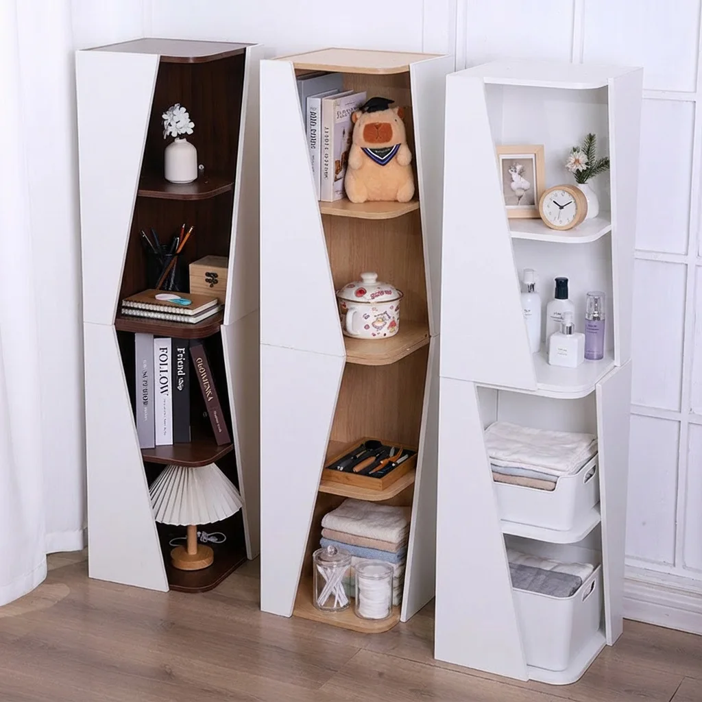 Cross-border sources  cabinets cabinets Bookshelves  shelves  shelves creative curved storage