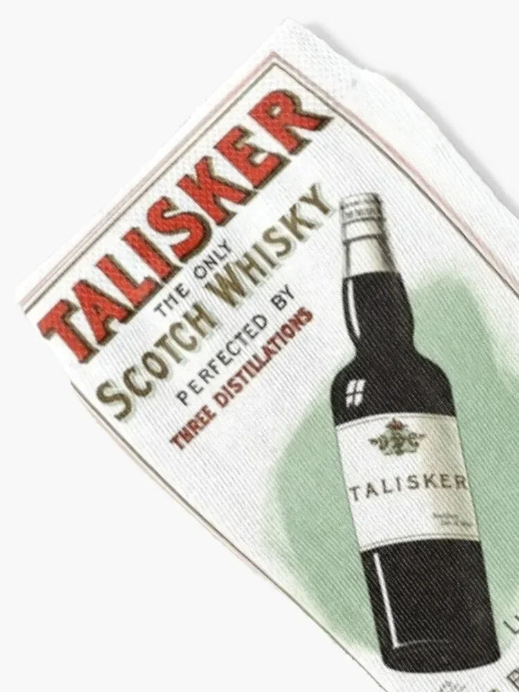 Talisker Scotch Whisky Australian Vintage Poster Socks Hiking boots Non-slip funny sock kawaii Woman Socks Men's