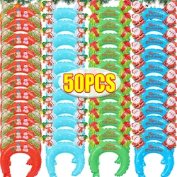 50/10PCS Christmas Balloon Inflatable Headband Balloon Aluminum Foil Handheld Strike Stick Xmas Party New Year Decor Kids Gifts