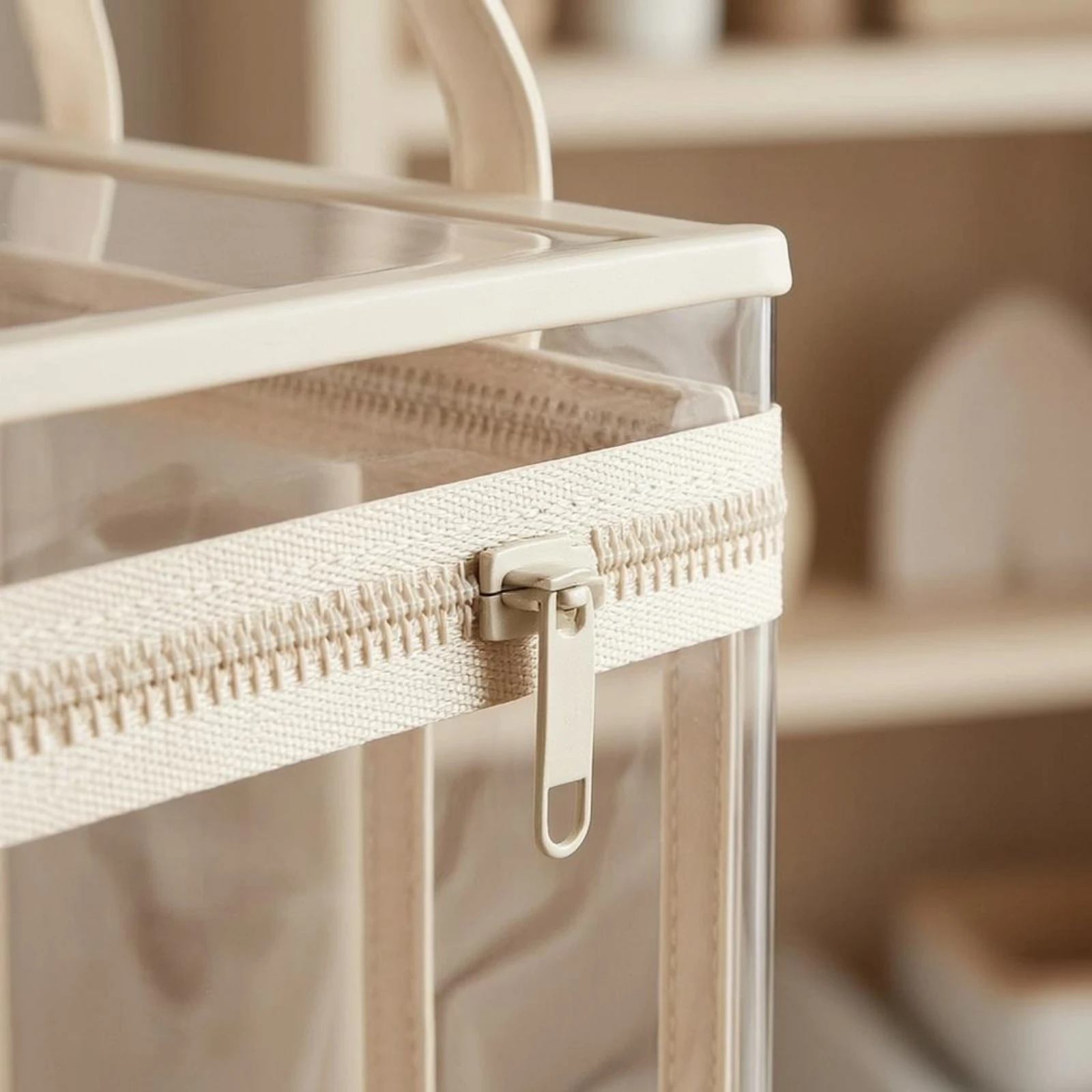Soft Toy Storage Container Dustproof Stuffed Creature Storage Box Clear Toy Bin Rectangular Stuffed Creature Organizer