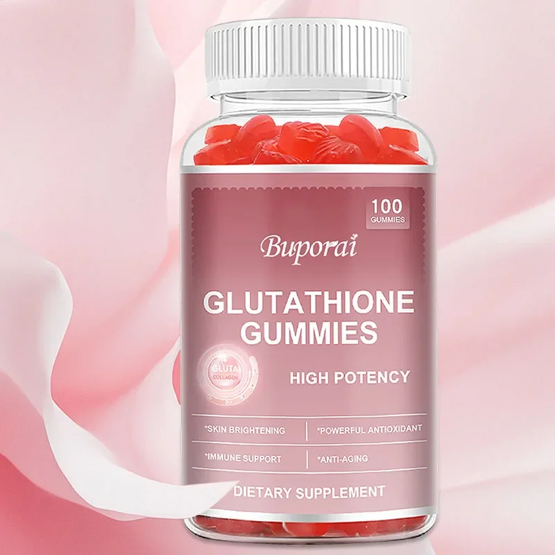 

Glutathione Gummies - Whitening and Brightening Skin, Anti-aging, Promoting Healthy Hair, Skin and Nails, Enhancing Immunity