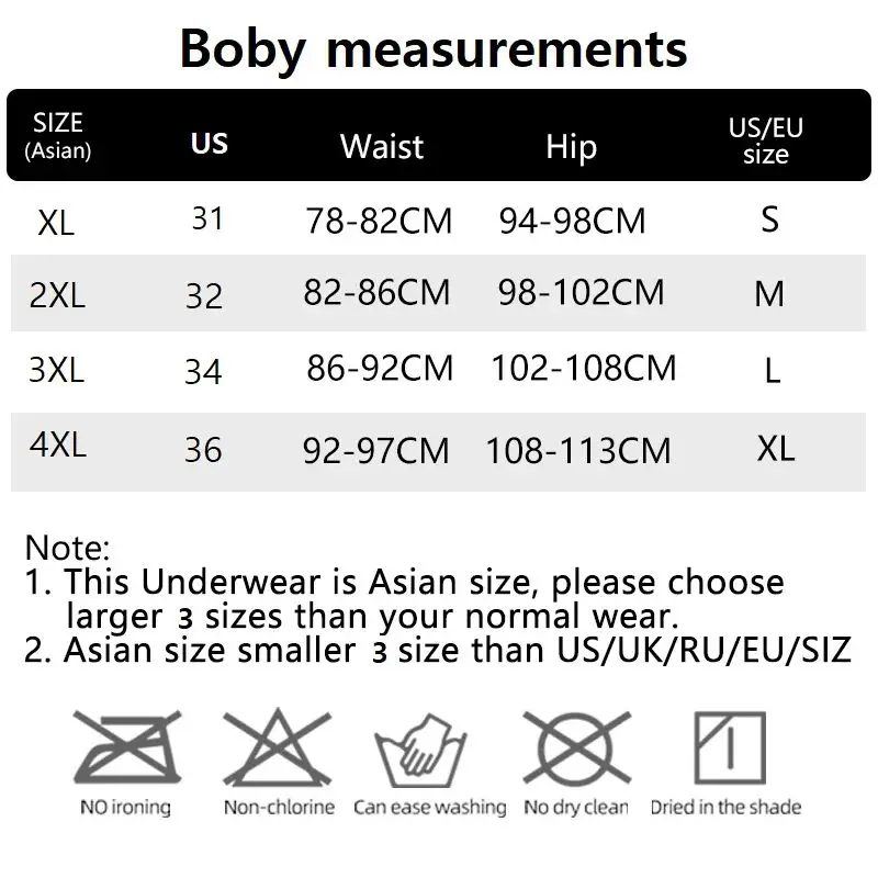 3PCS/SET Men Gift New in Underwear for Men Lingerie Thin Briefs Traceless Large Size Panties Sports Ice Silk Breathable Boxer