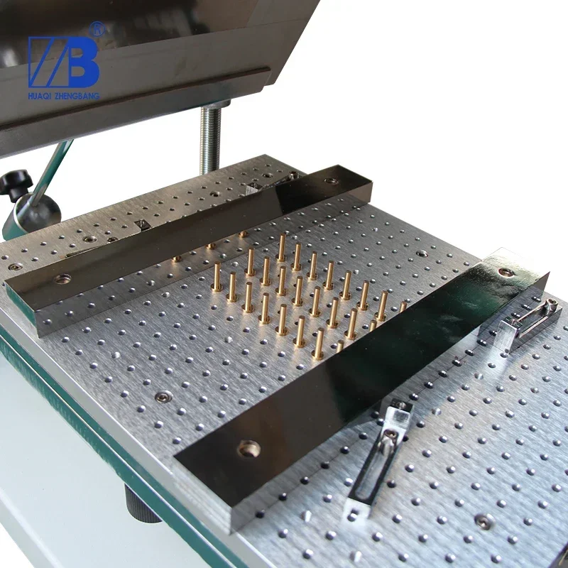 Easy to locate and use LED  manufacturing pcb desktop manual stencil printer machine smt and screen printer