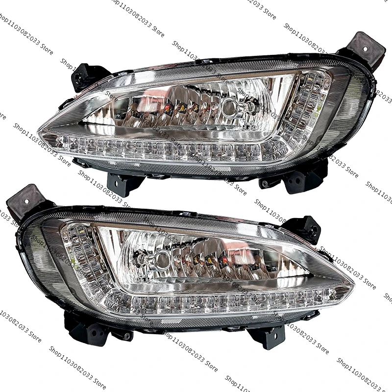 Luz de nevoeiro dianteiro para Hyundai Santa Fe, Maxcruz 2013, 2014, 2015, 2016, lâmpada de nevoeiro, DRL, farol diurno