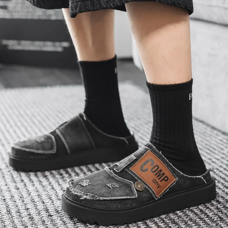

Fashion Retro Casual Comfortable Anti-Slip Beach Shoes for Spring and Summer Ffashion 2026 New Leather Sandals for Men and Women