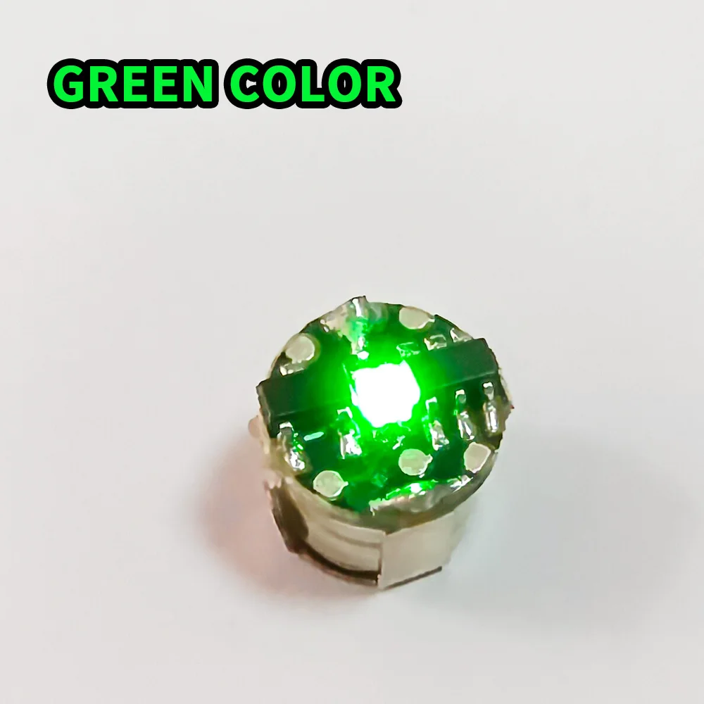 3pcs Magnet-Controlled Mini LED Light, 7.5×7mm AG1 Battery Operated Micro Spotlight,LED Lamp for Diorama, Dollhouse Decoration