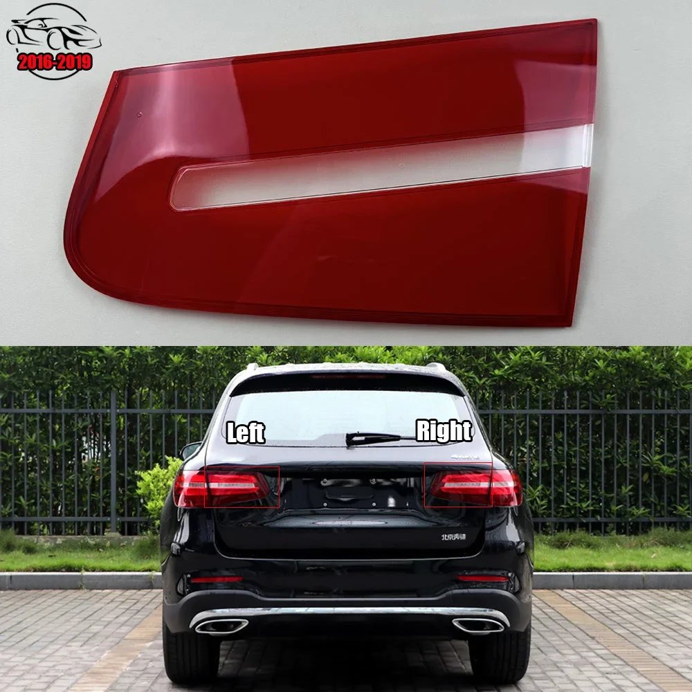 

For Mercedes-Benz GLC W253 2016-2019 Car Rear Taillight Shell Brake Lights Shell Replace Auto Rear Shell Cover Mask Lampshade