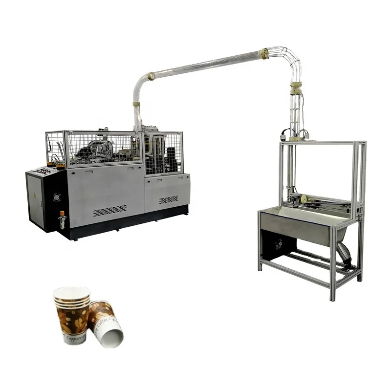 Mini Size Good Brand Paper Cup Making Machinery Fast Speed PLC Controlled Paper Folding Machine with Pump Core Components