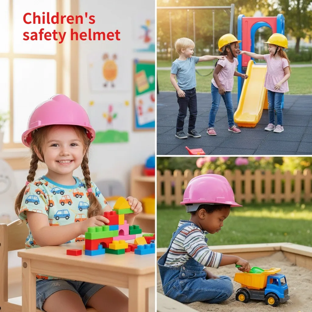 

Children Safety Helmet with Adjustable Head Circumference Protective Head Hat Baby Outdoor Cycling Gear Kids Headpiece Headgear