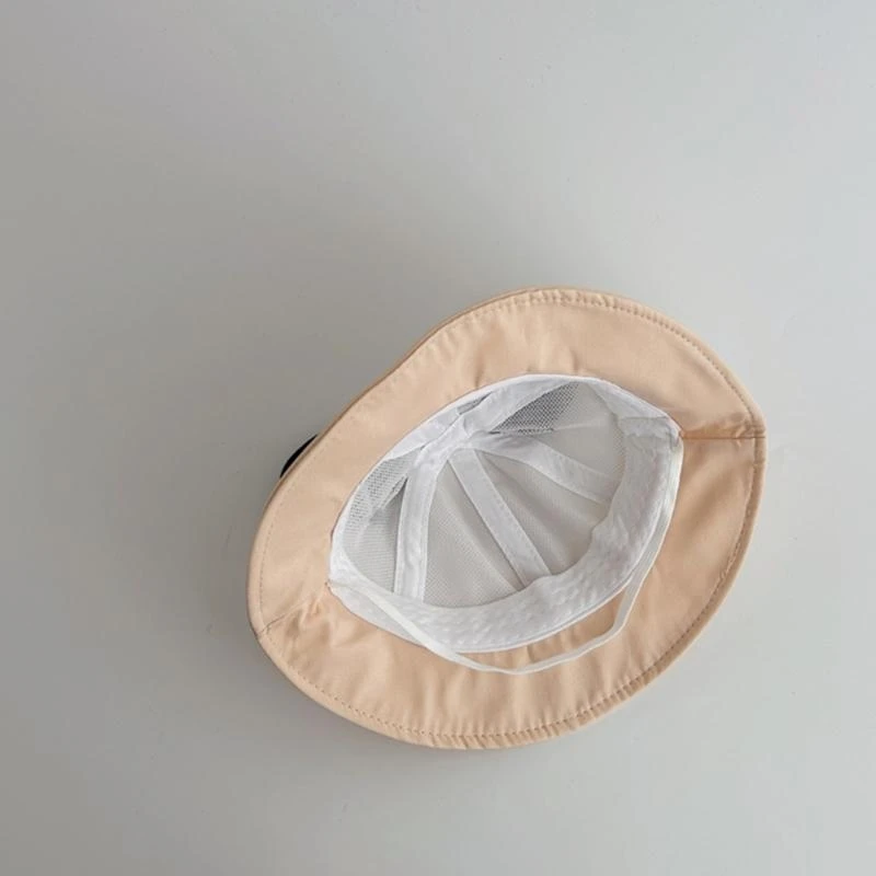 

J15U Newborn Sun Hat with Bear Ear Cotton Fisherman Hat Breathable Baby Cap Infant Sun Hats Baby Baseball Hats for Boys Girls