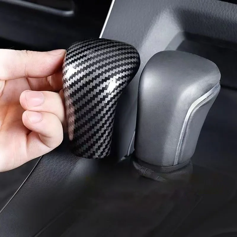 

Carbon Fiber ABS Gear Shift Knob Cover Car Accessories Auto Trim For Corolla Levin Avalon 2019-2024 Camry 2018-2023 Allion