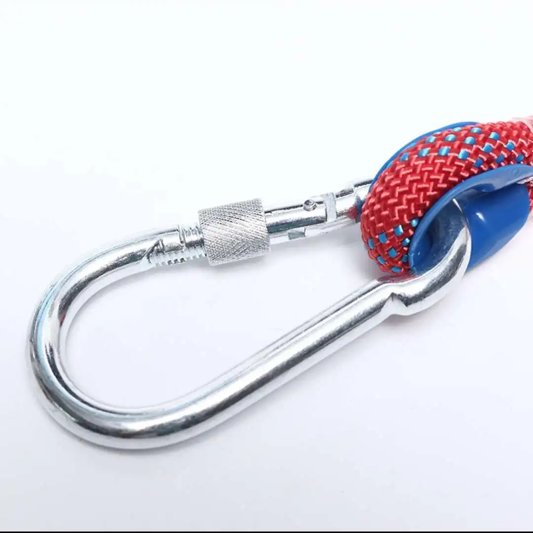 تسلق الحبال 30 متر في الهواء الطلق تسلق الصخور الهروب الحبال هوك 12 مللي متر قطر السلامة بقاء الحبل الطوارئ الحريق الإنقاذ حبال السلامة
