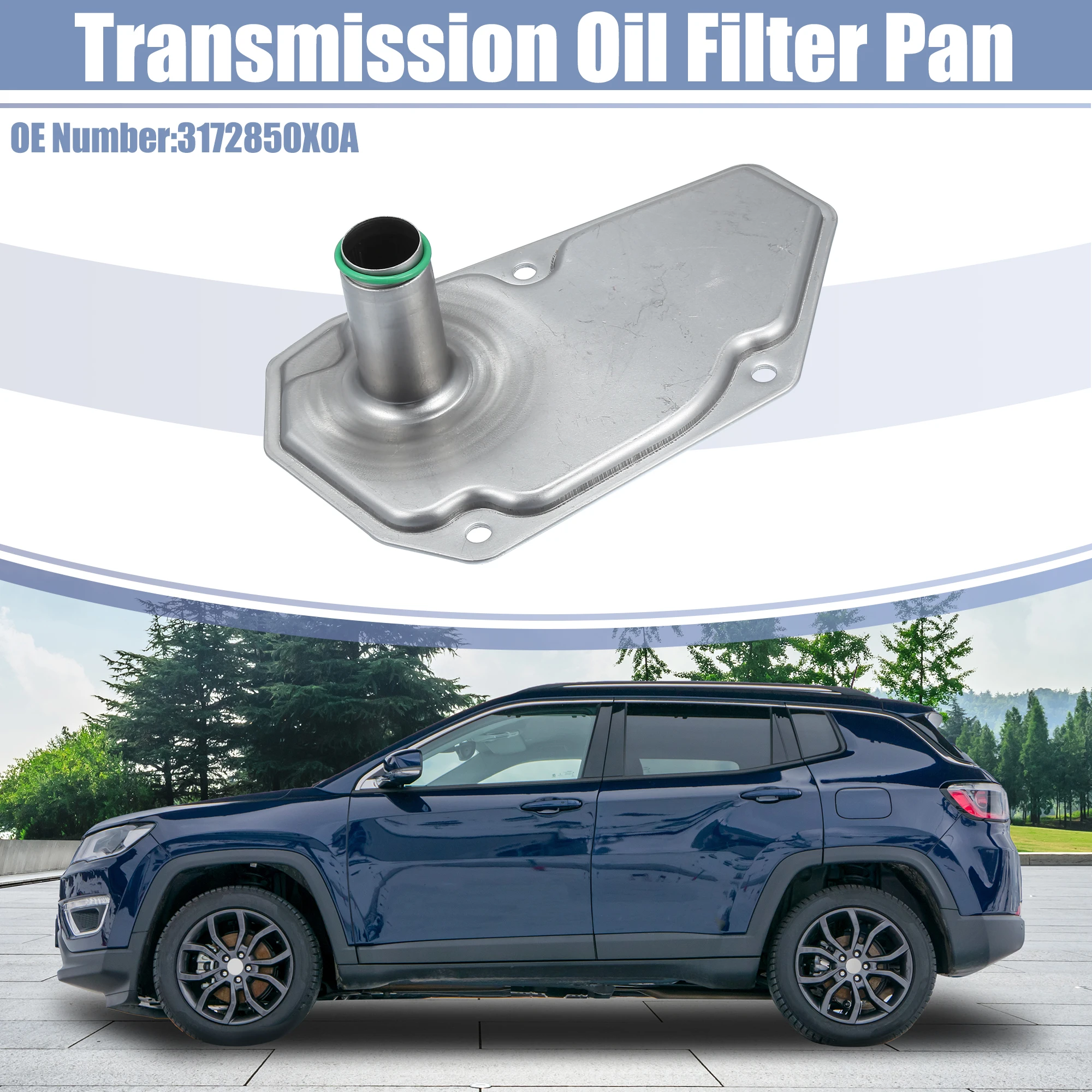 X Autohaux No.3172850X0A Transmission Filter Oil Pan for Nissan Kicks 2018-2021 for Nissan Versa 2020-2021