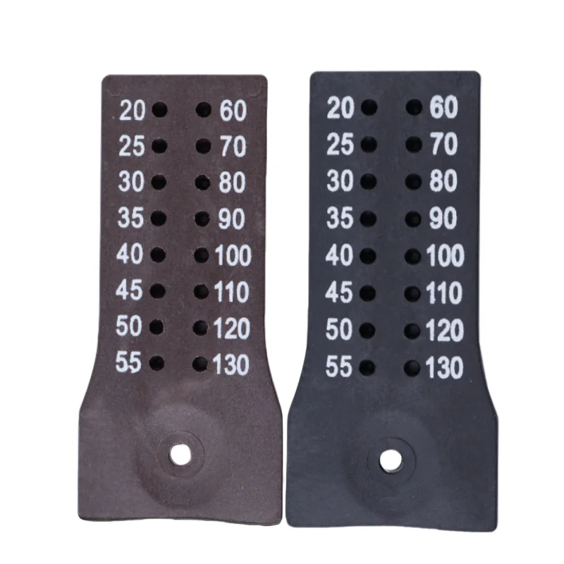 

1pc Gutta-Percha Point Gauge with Scale Mark Double-sided Design Endodontic Measuring Gauge Dental Plastic Measuring Ruler