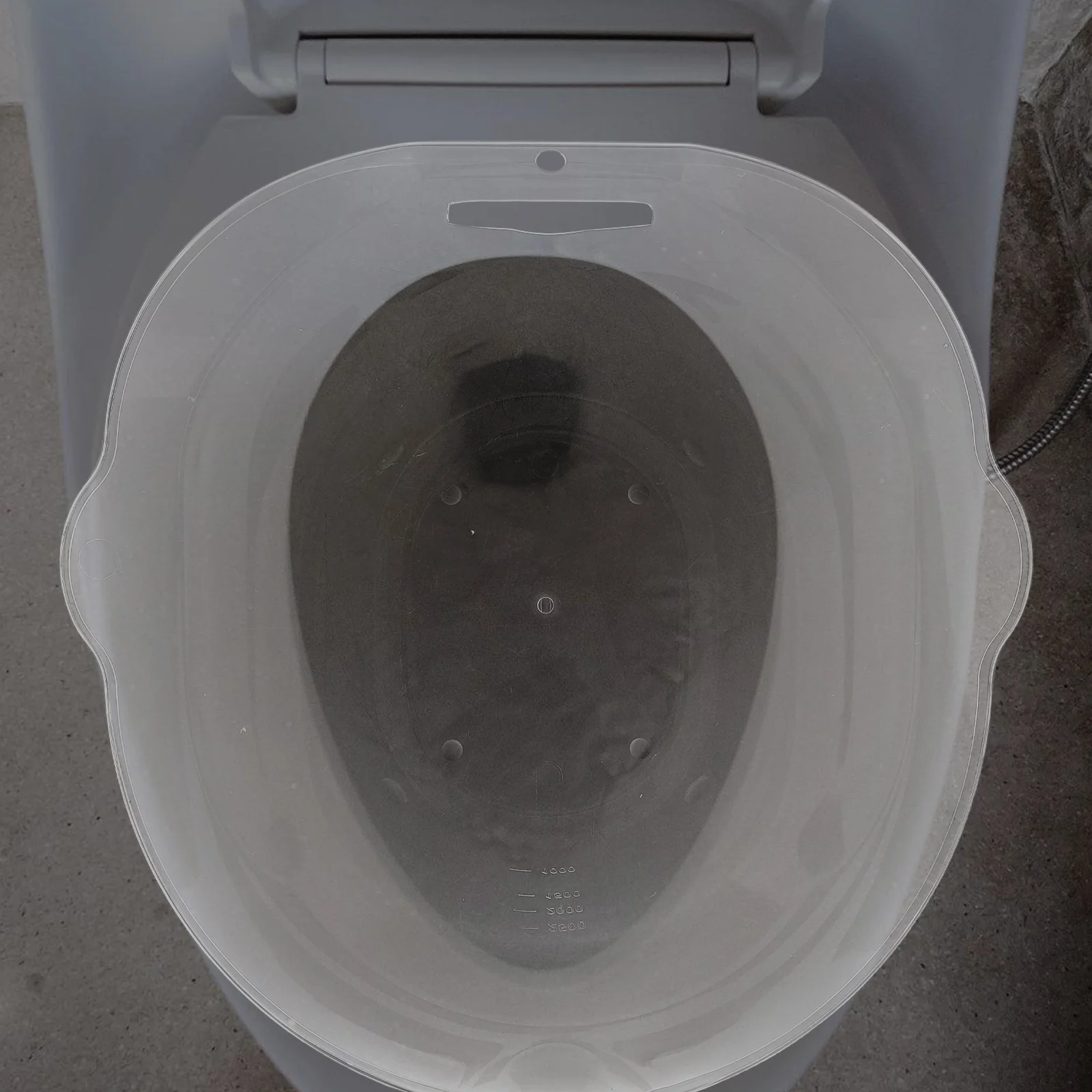 Bak Mandi Sitz Wanita Portabel Mandi Pinggul Postpartum Tanpa Jongkok untuk Wanita Lanjut Usia Pembersih Pribadi Toilet Kursi Urinoir Sederhana