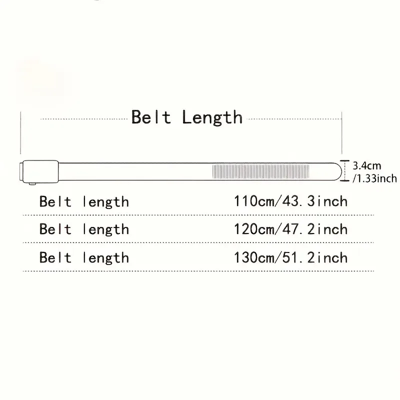 Stylish Men's Automatic Buckle Belt In Pu Leather For Business_voghion.com