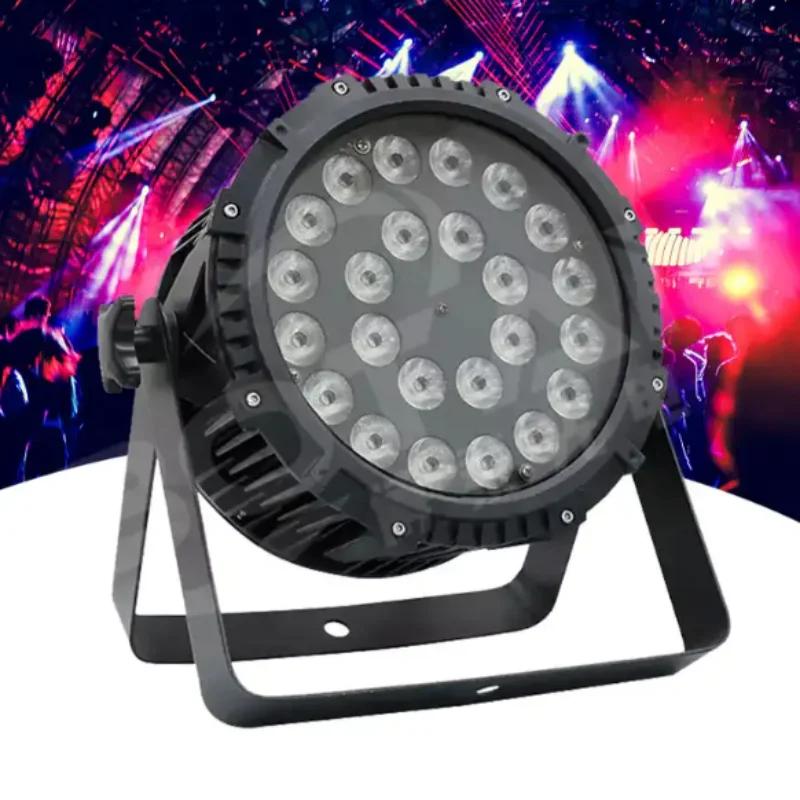 Botai ไฟพาร์ LED กลางแจ้ง24X15W 4ชิ้นพร้อม DMX512 5in1 rgbwa สำหรับการแสดงบนเวที DJ คอนเสิร์ตไฟ LED