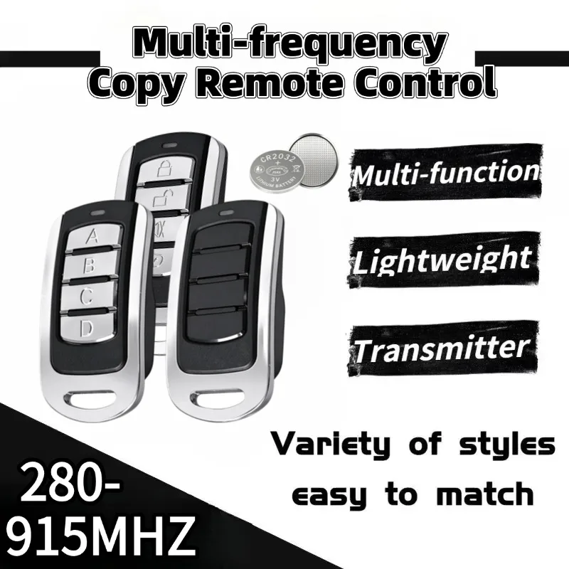 Newest 280MHz-868MHz Multifrequency Garage Door Remote Control Duplicator 433MHz 868MHz Auto Scan Clone Code Grabber Gate Opener
