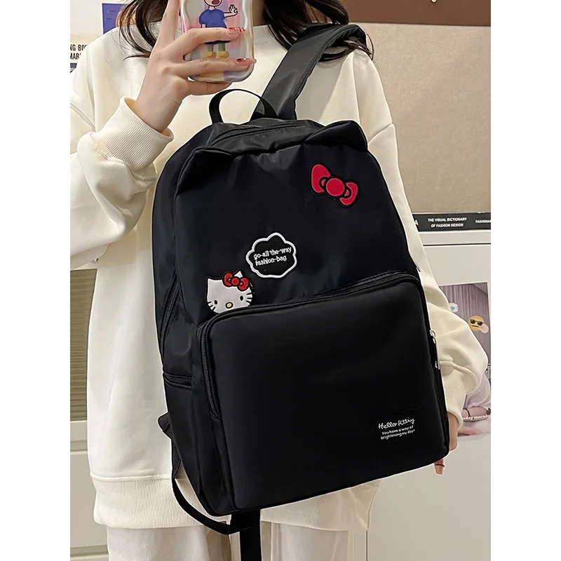 

Мужской и женский рюкзак Sanrio, новый модный рюкзак большой вместимости hello kitty, школьный рюкзак для школьников