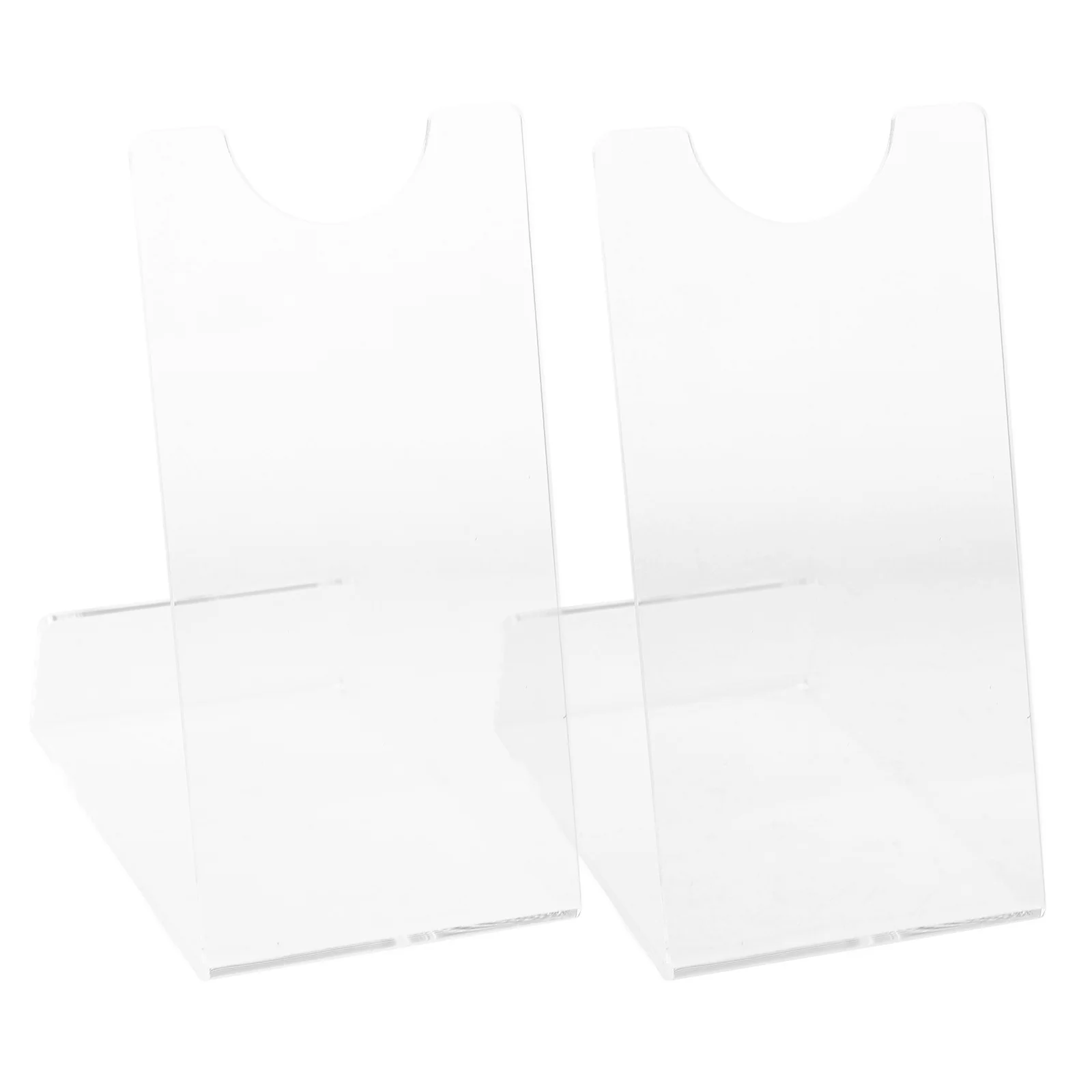 2 قطعة حامل سيف أكريليك عرض موقف منظم سطح المكتب مستقر المدمجة السيف رف عرض المنزل ملحق ديكور المنزل #4