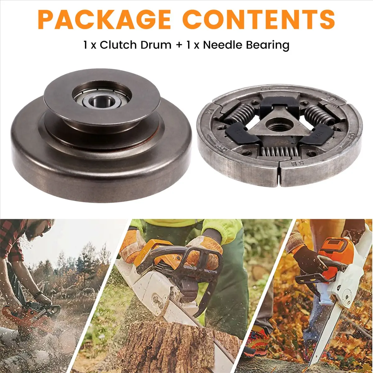 Compatible Clutch Drum Pulley Kit for Ts400 400 Concrete Cut Off Saw 4223-700-2500 Motosierra Gasolina