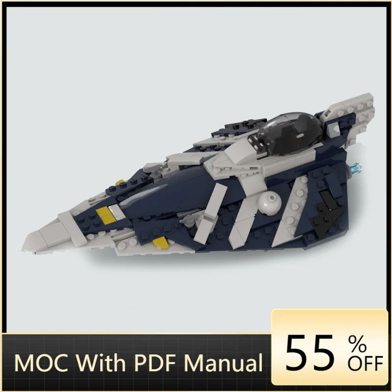 

309 Parts MOC Star Battle Series Starfighter Model Building Blocks Bricks Diy Creative Assembly Educational Toys Children Gifts