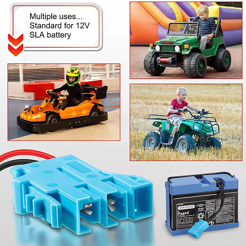 استبدال الأسلاك تسخير موصل الأسلاك تسخير موصل لبطارية الوتد Perego 12 فولت SLA مع بطارية متوافقة مع الصمامات