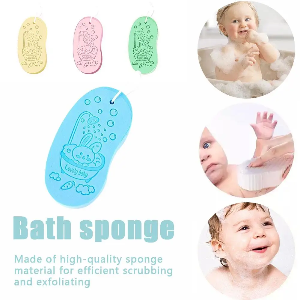 Body Scrubber Bath Sponge Removes Dead Skin Bathing Exfoliating Scrub Sponge Shower Brush For Baby Body Cleaning Scrub Mitt S4L7