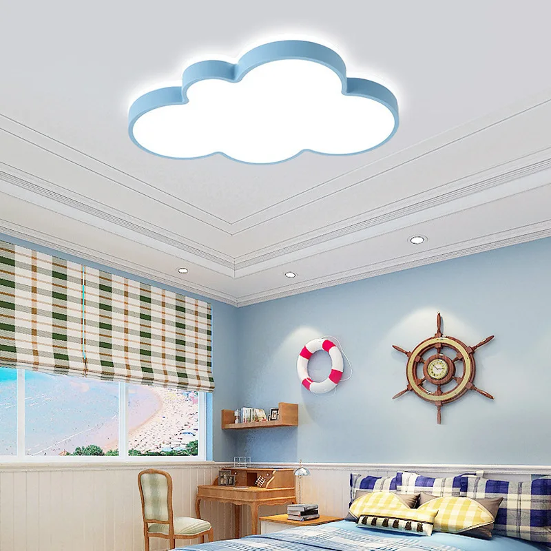 Modern New Living Room Bedroom Ceiling Lamp Children Room Study Ceiling Lamp Corridor Lighting Lamp LED Can Be Three Color Light