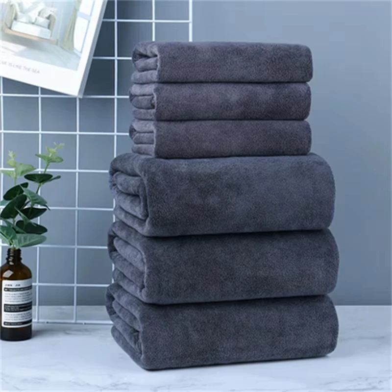 Sports towels, large bath towels for home use, absorbent and soft body wraps, adult bath towels for beauty salons