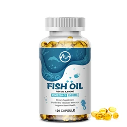 Omega 3 Fish Oil EPA and DHA Supplement benefits the cardiovascular system cognitive function, and learning ability