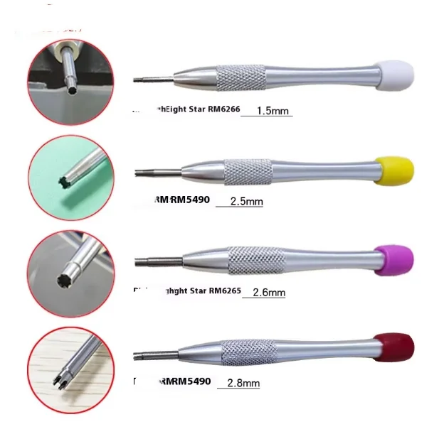 Precision four or five star claw watch repair tool RM steel screwdriver for sports repair