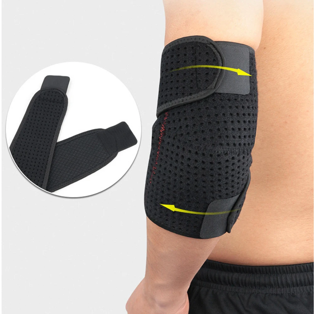 1Pcs Adjustable Elbow Brace Support Breathable Compression Arm Sleeve Wrap for Joint Pain Relief, Tendonitis, Golfer