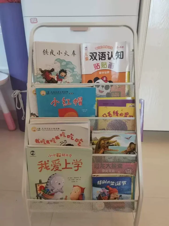 

Детская книжная полка, органайзер для детских книг с картинками, детская книжная полка, домашний держатель для журналов, железная полка для хранения, компактный книжный шкаф