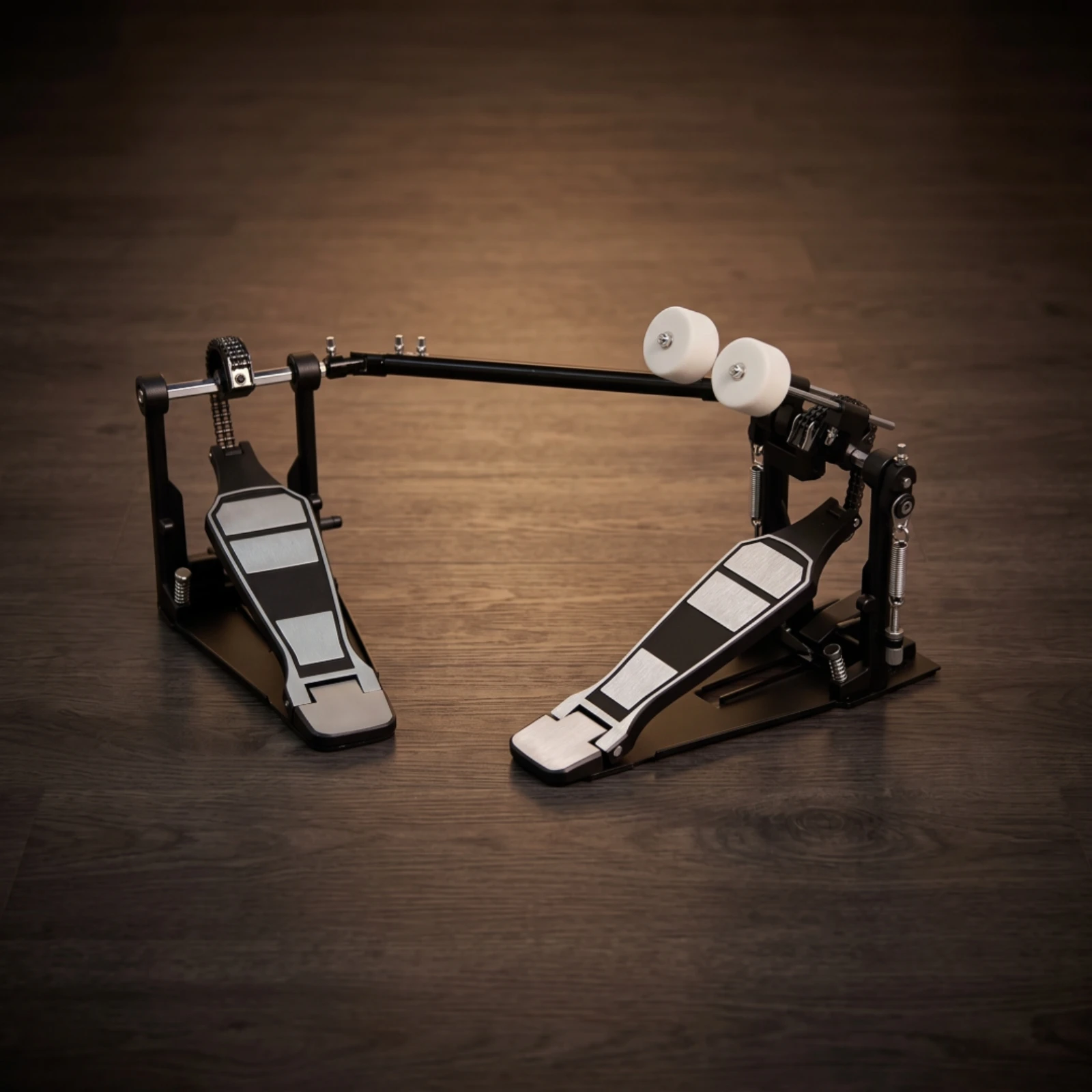 Double Bass Drum Pedal Stable Double Bass Pedal Hardware Sturdy Smooth for Drummers