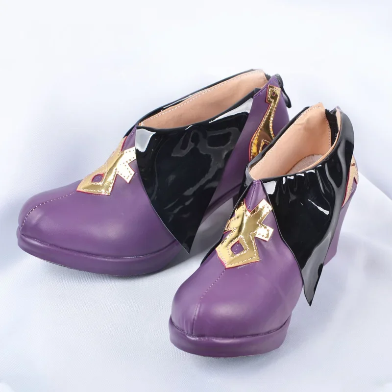 Aboutcos รองเท้าอนิเมะเกม genshin impact VENTI yae Miko hutao nahida chongyun layla COSPLAY genshin รองเท้ายุโรปขนาด35-43