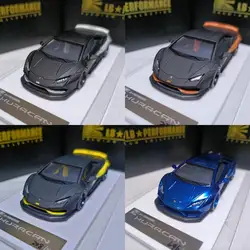 ハーカラン-限定版静的金属車モデル、lb 1:64、lp610、lbwkシミュレーション、おもちゃギフト