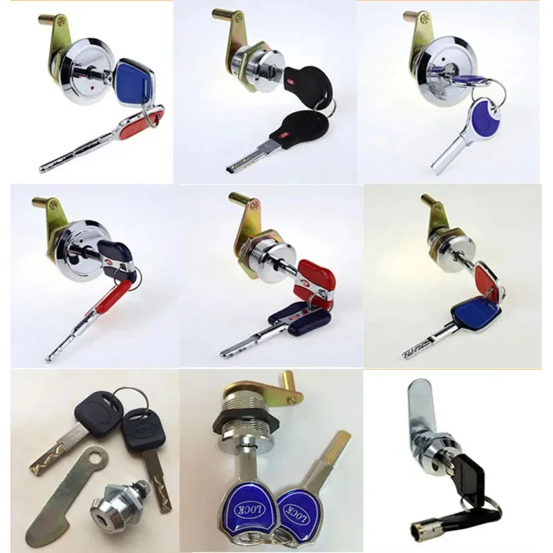 Safe Lock Cylinder Lock Head Mechanical Old-fashioned Accessories Lengthened Anti-theft Metal Blade C-level Copper Core