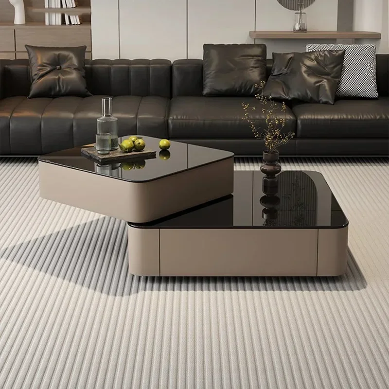 Enclosed Aesthetic Coffee Tables Living Room Luxury Italian Coffee Tables Premium Organizer Mesa Auxiliar Backyard Furniture