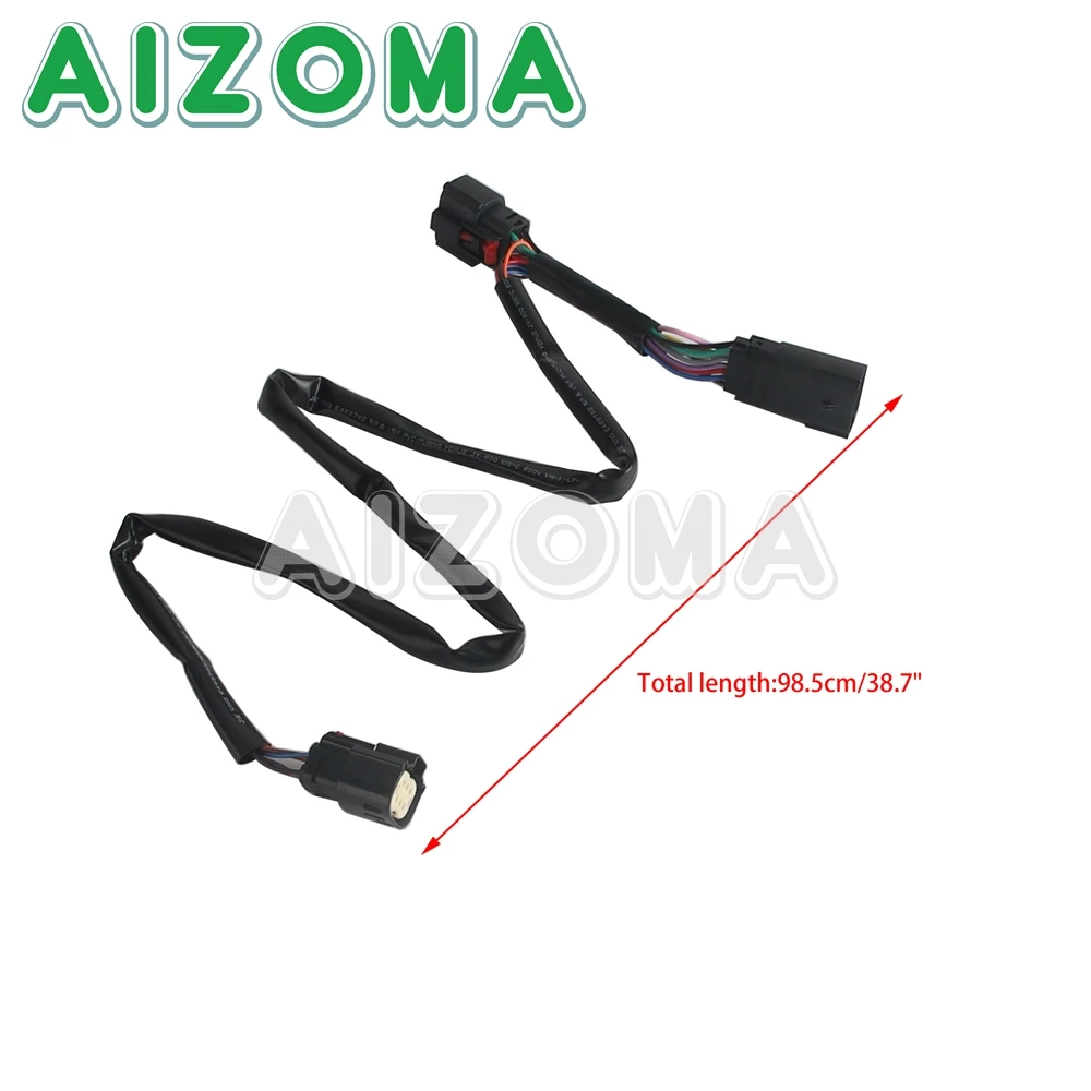 Motorcycle LED Tour-Pak Wiring Harness Plastic Black For Harley Road Glide 117 2024 CVO Road Glide FLTRXSE Street Gide 2023 2024