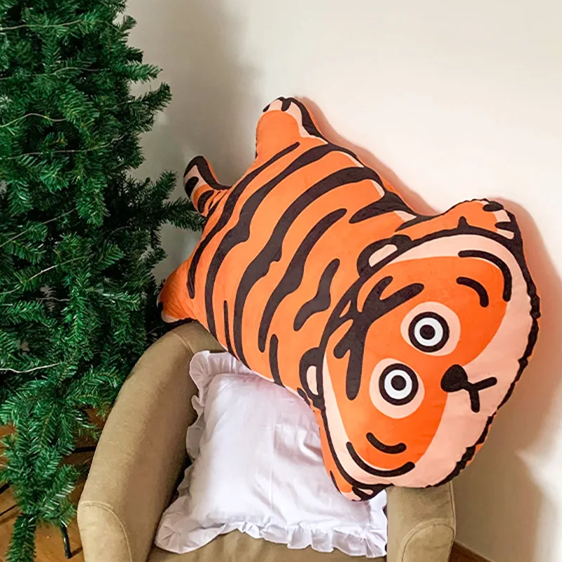 Tiger Pillow Sofa Bedside Cushion Tatami Float Window Lazy Person Sleeping Backrest Plush Doll